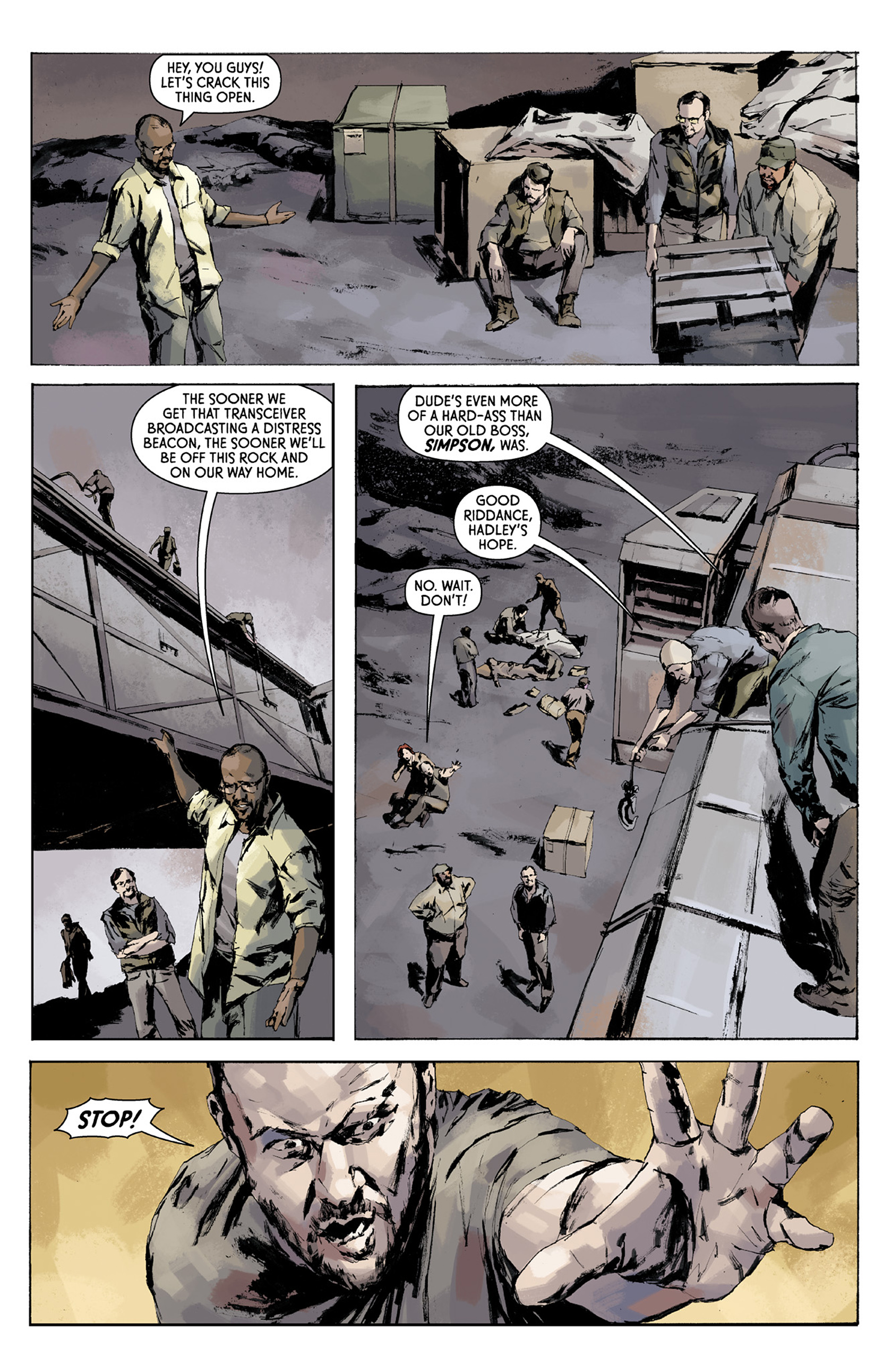 Read online Aliens: Fire and Stone comic -  Issue #1 - 17