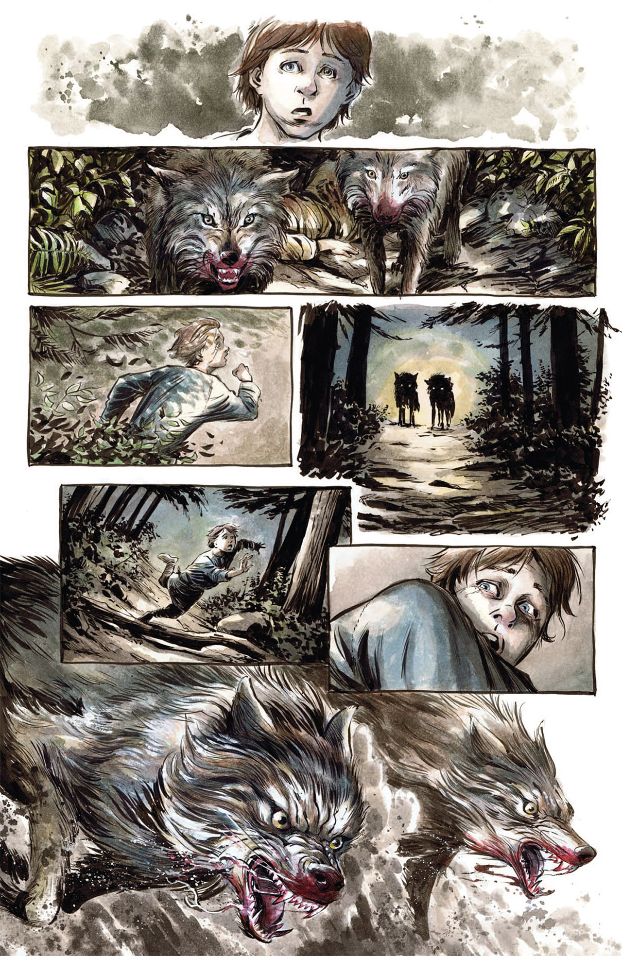 Read online Night of 1000 Wolves comic -  Issue #1 - 9