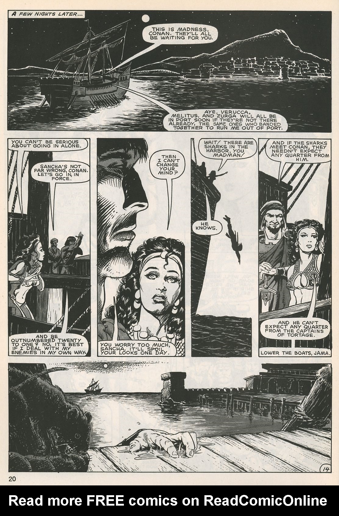 Read online The Savage Sword Of Conan comic -  Issue #129 - 19