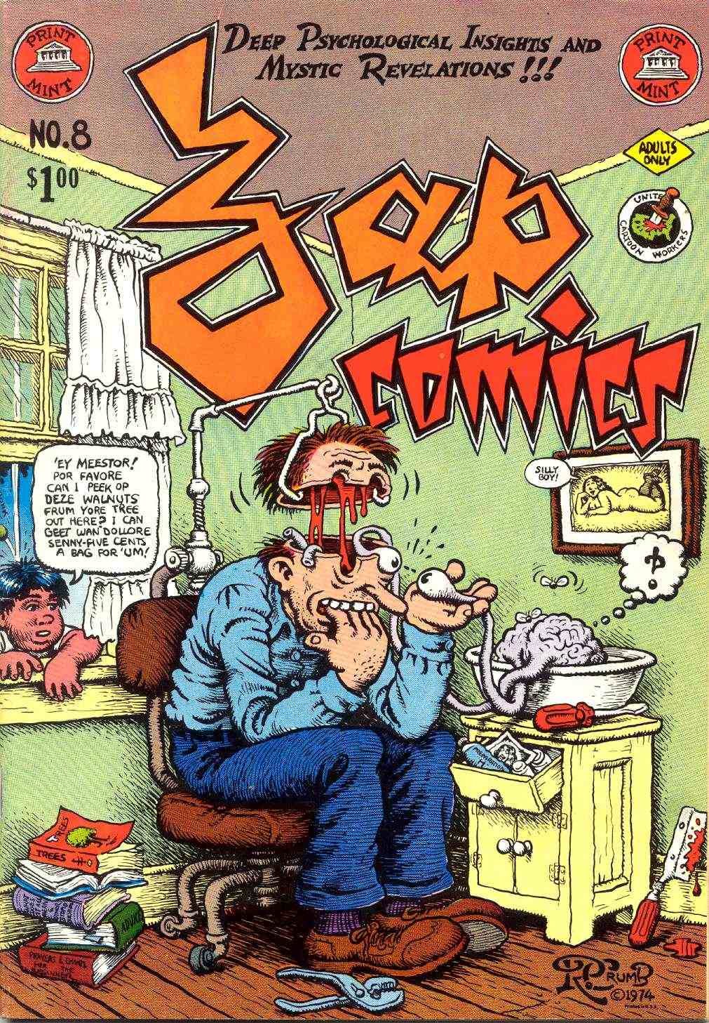 Read online Zap Comix comic -  Issue #8 - 1