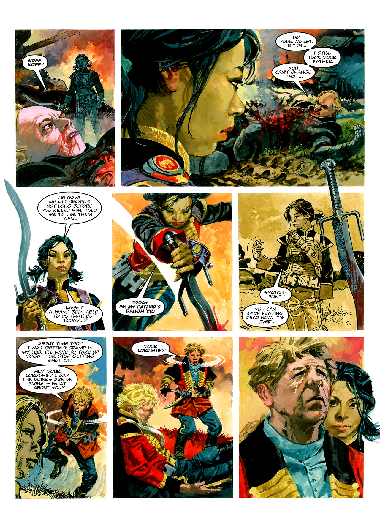 Read online Nikolai Dante comic -  Issue # TPB 11 - 124