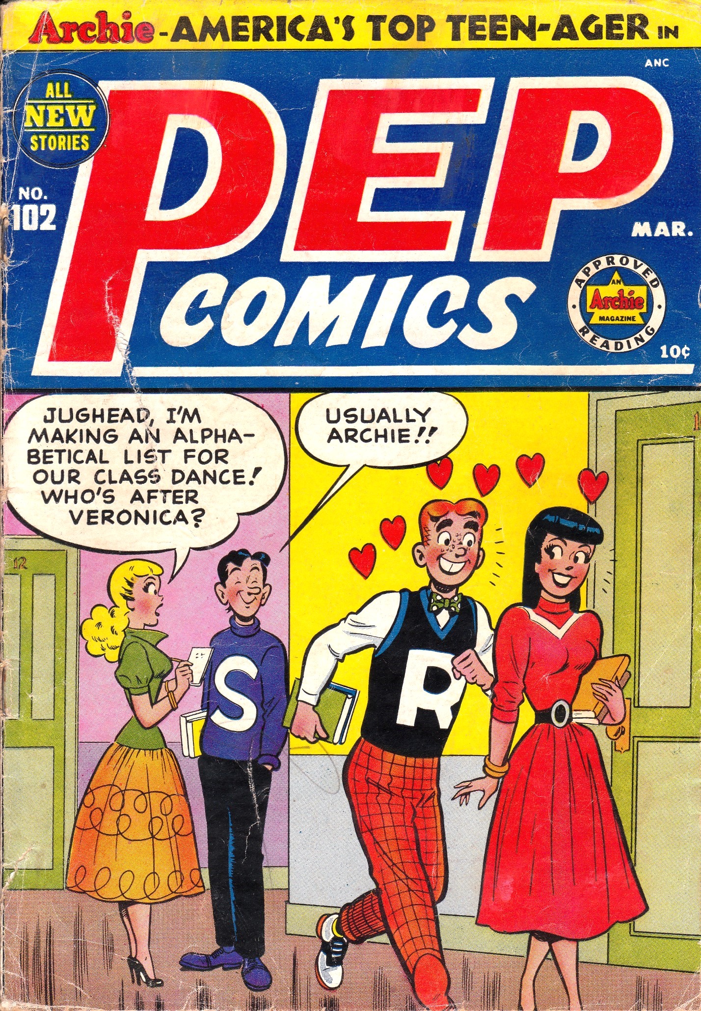 Read online Pep Comics comic -  Issue #102 - 1