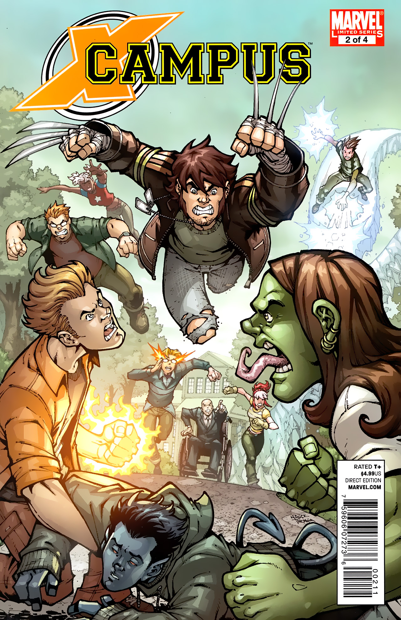 Read online X-Campus comic -  Issue #2 - 1