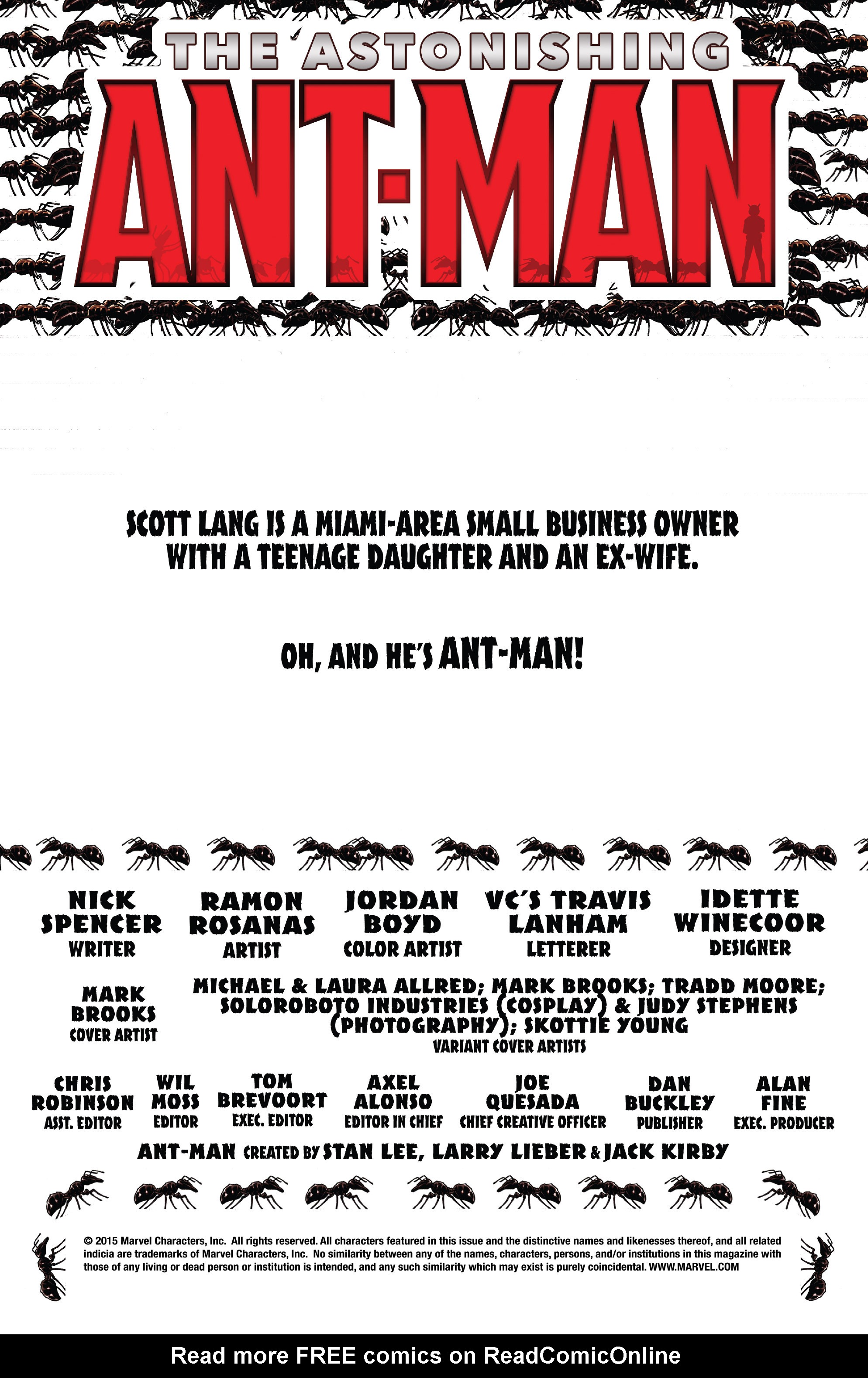 Read online The Astonishing Ant-Man comic -  Issue #1 - 2