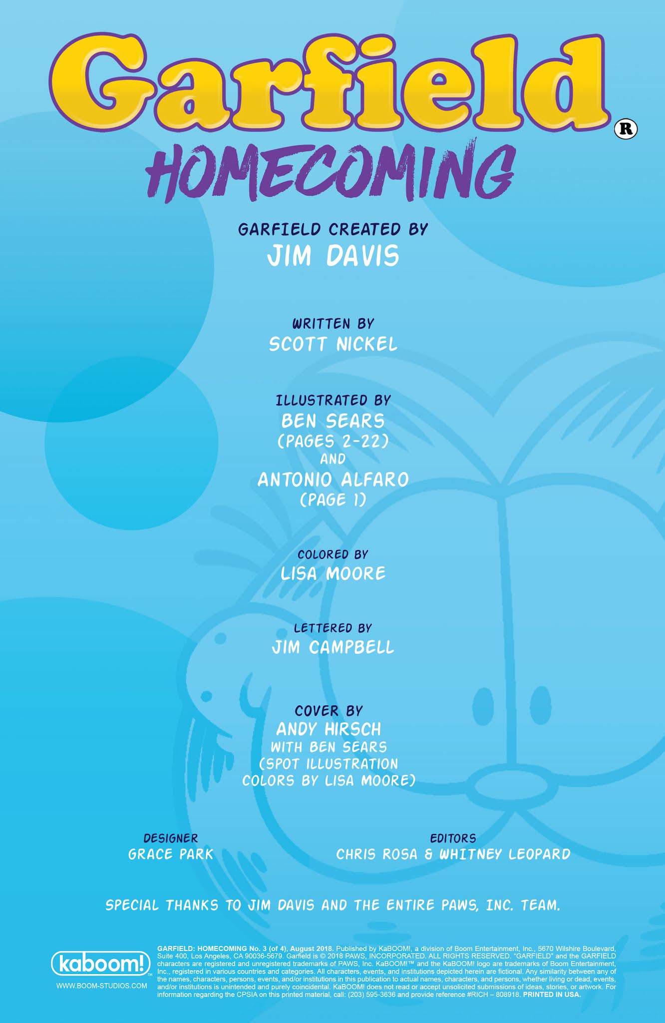 Read online Garfield: Homecoming comic -  Issue #3 - 2