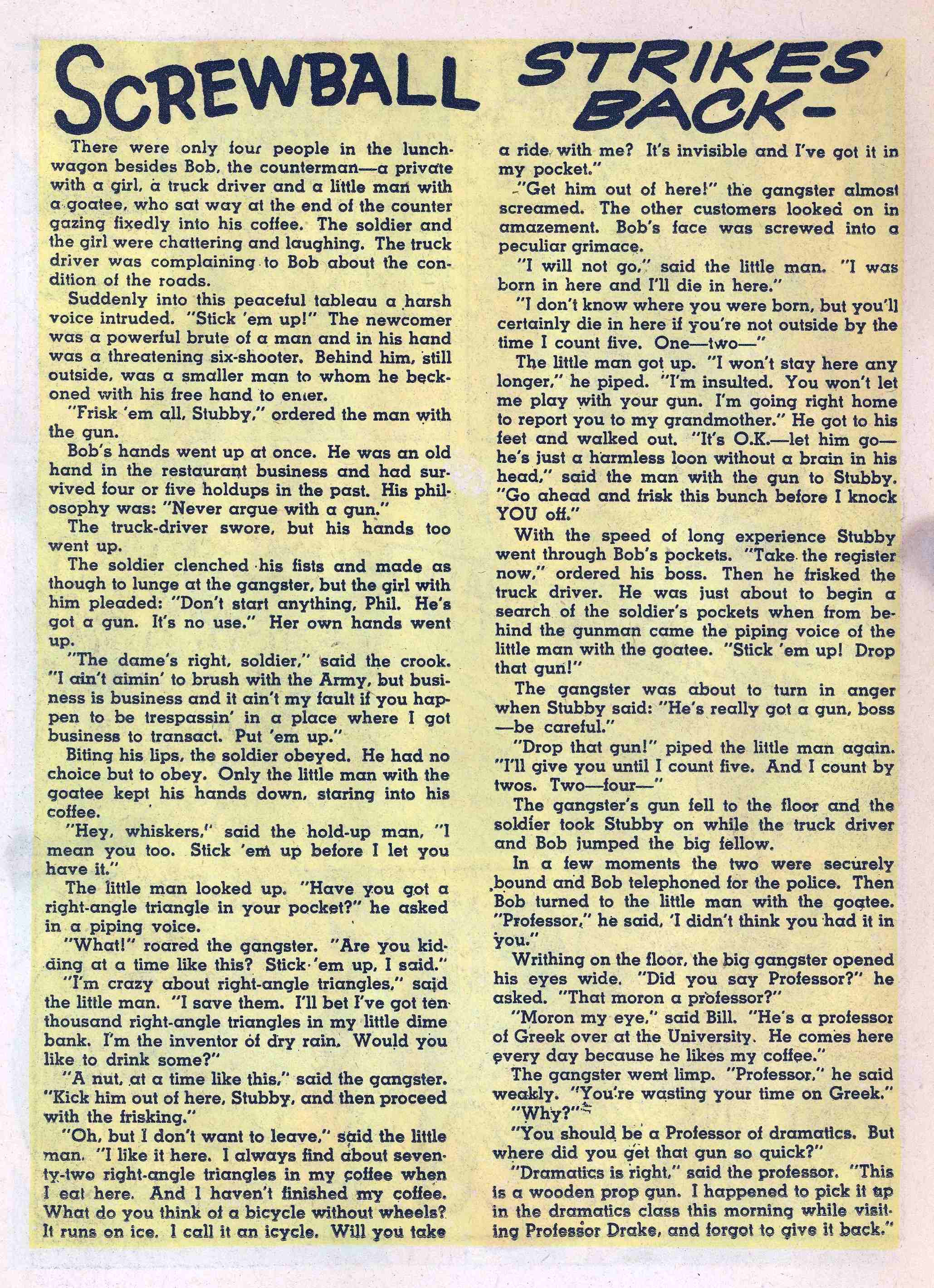 Read online Cat-Man Comics comic -  Issue #20 - 37