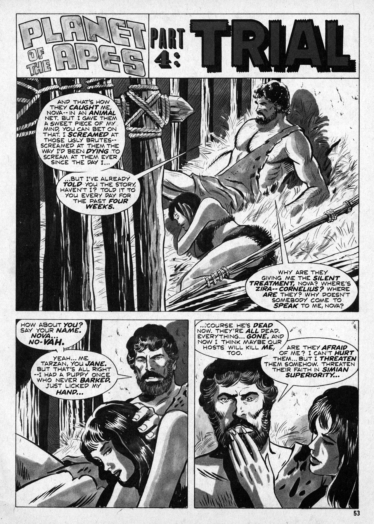 Read online Planet of the Apes comic -  Issue #4 - 47