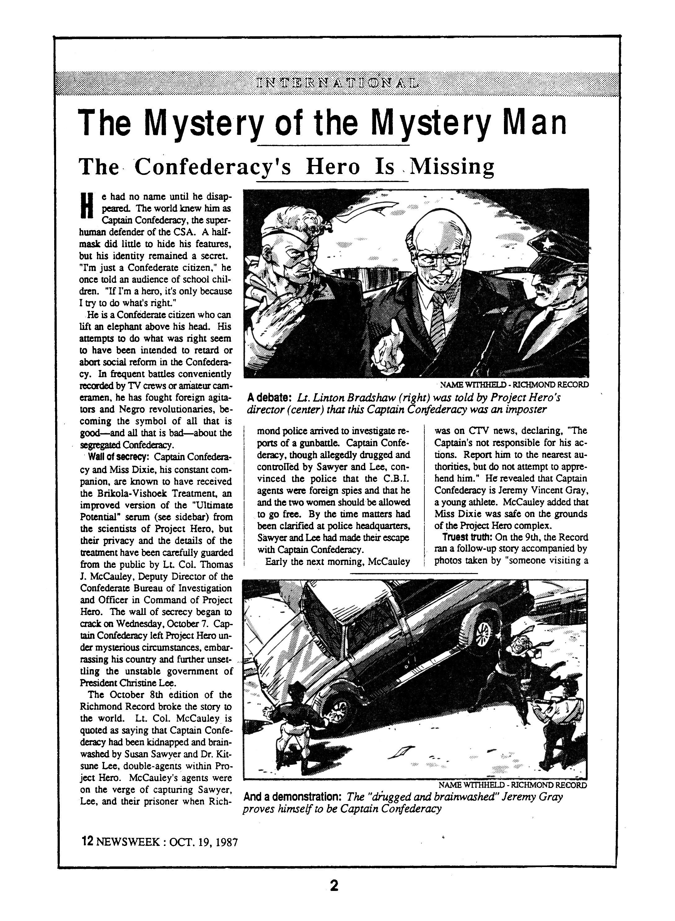 Read online Captain Confederacy (1986) comic -  Issue #8 - 4