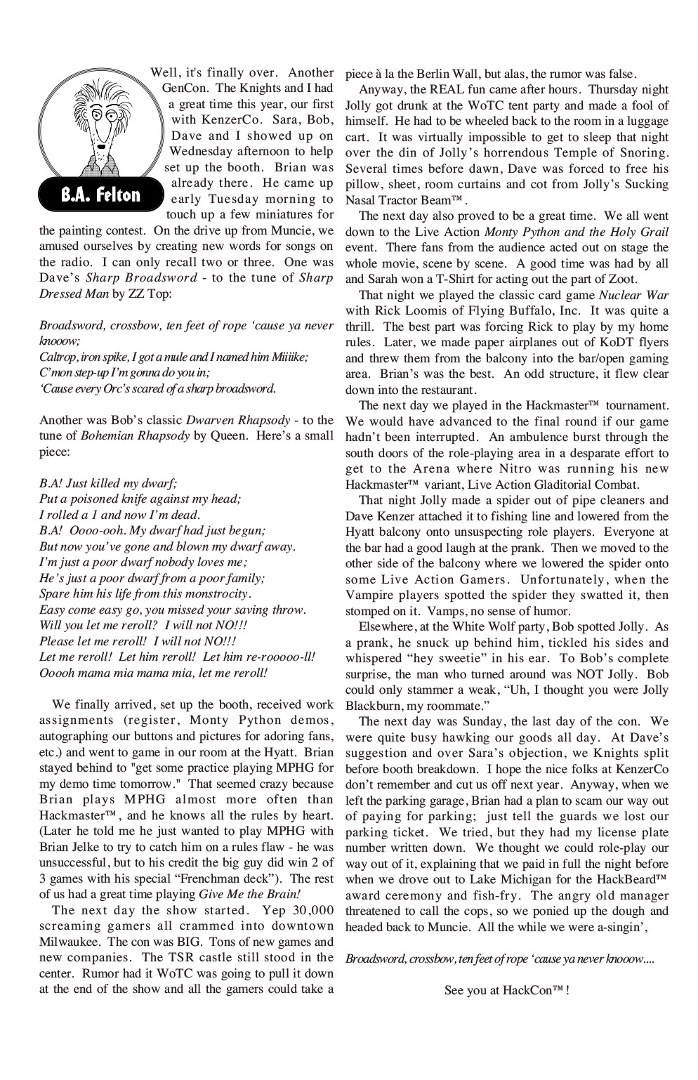Read online Knights of the Dinner Table comic -  Issue #11 - 30