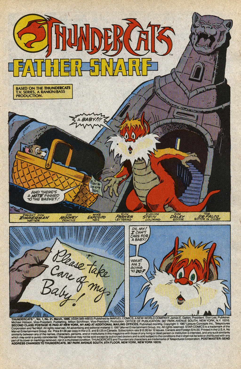 Read online ThunderCats (1985) comic -  Issue #21 - 3