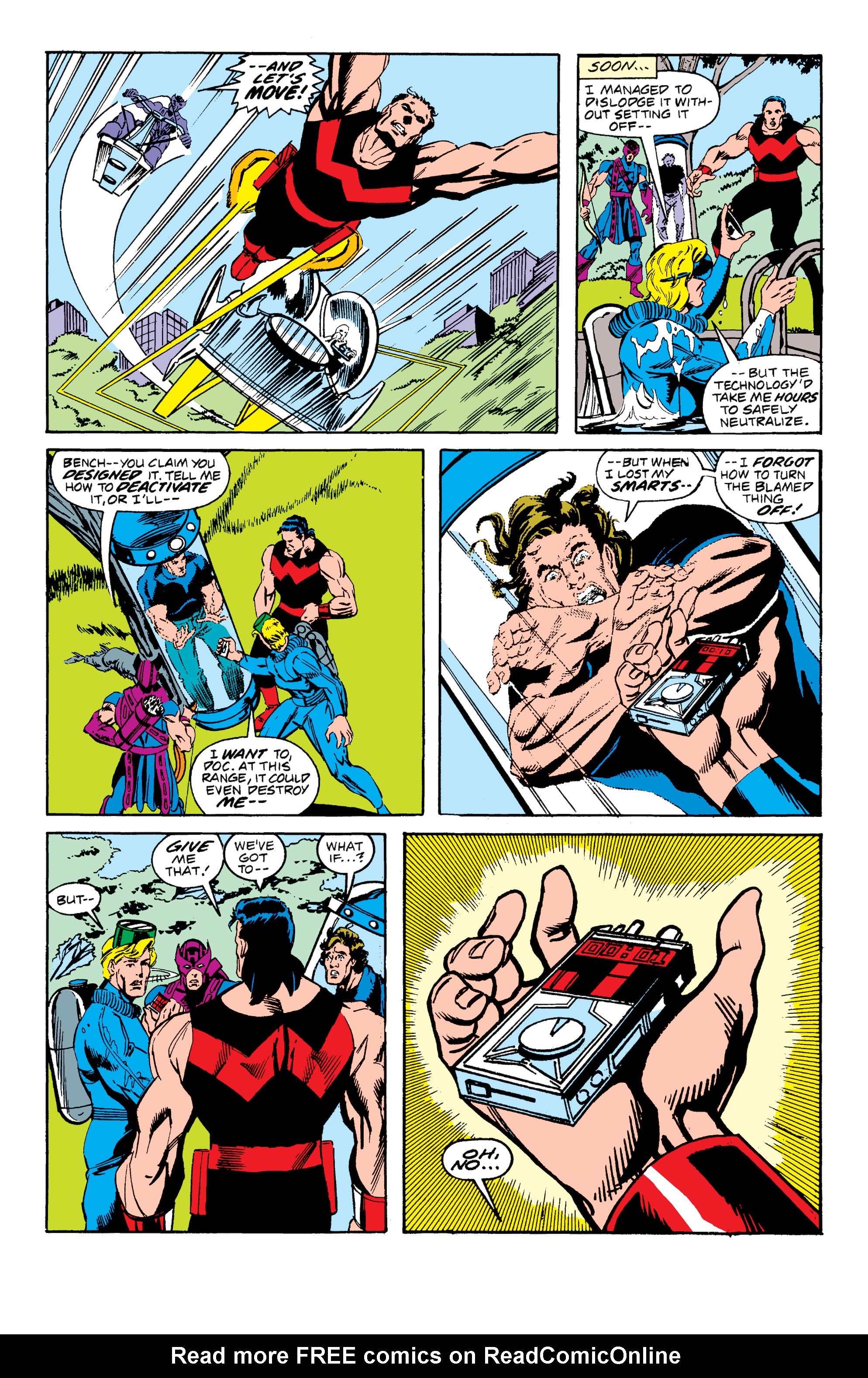 Read online Avengers West Coast Epic Collection: How The West Was Won comic -  Issue #Avengers West Coast Epic Collection Darker Than Scarlet (Part 3) - 32