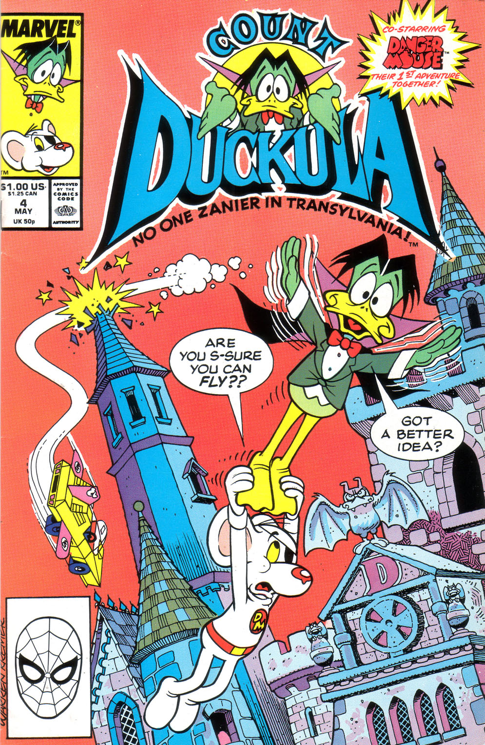 Read online Count Duckula comic -  Issue #4 - 1