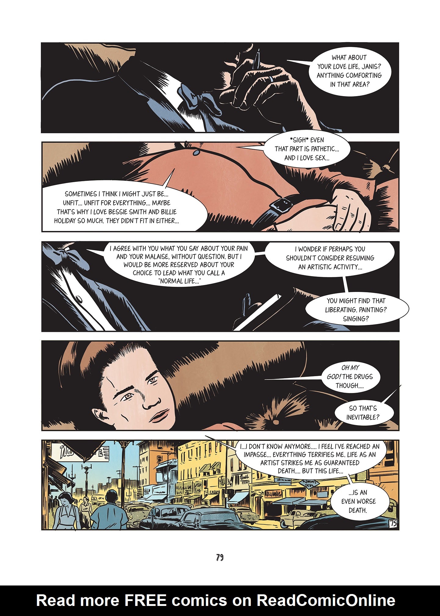 Read online Love Me Please!: The Story of Janis Joplin comic -  Issue # TPB (Part 1) - 79