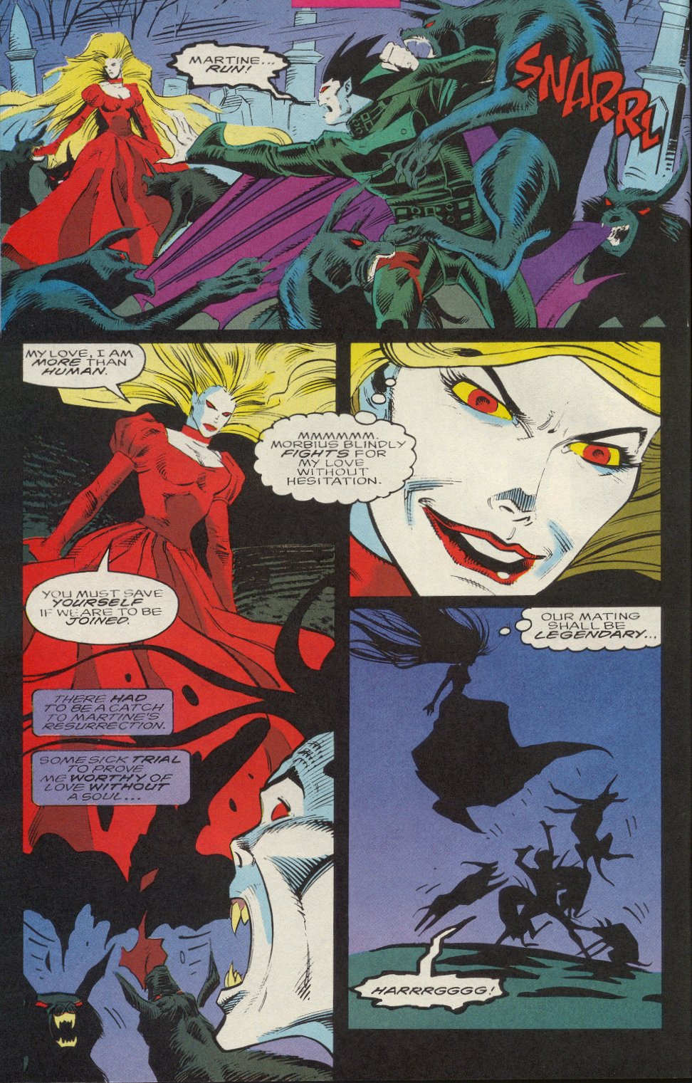 Read online Morbius: The Living Vampire (1992) comic -  Issue #13 - 14