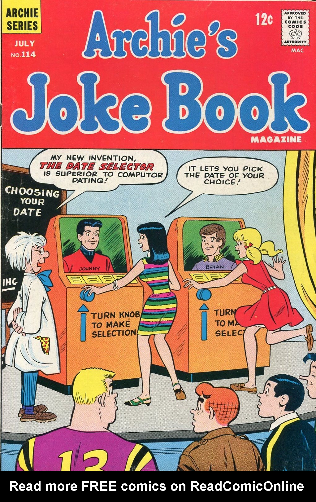 Read online Archie's Joke Book Magazine comic -  Issue #114 - 1