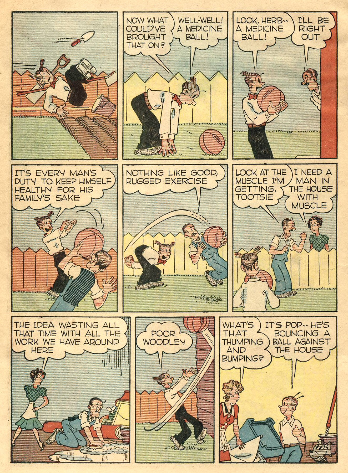 Read online Blondie Comics (1947) comic -  Issue #1 - 10
