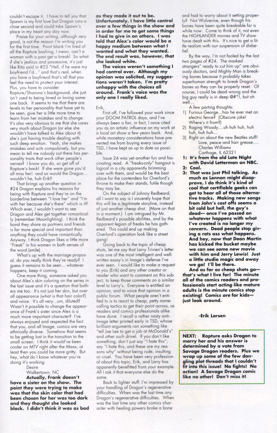 Read online The Savage Dragon (1993) comic -  Issue #26 - 32