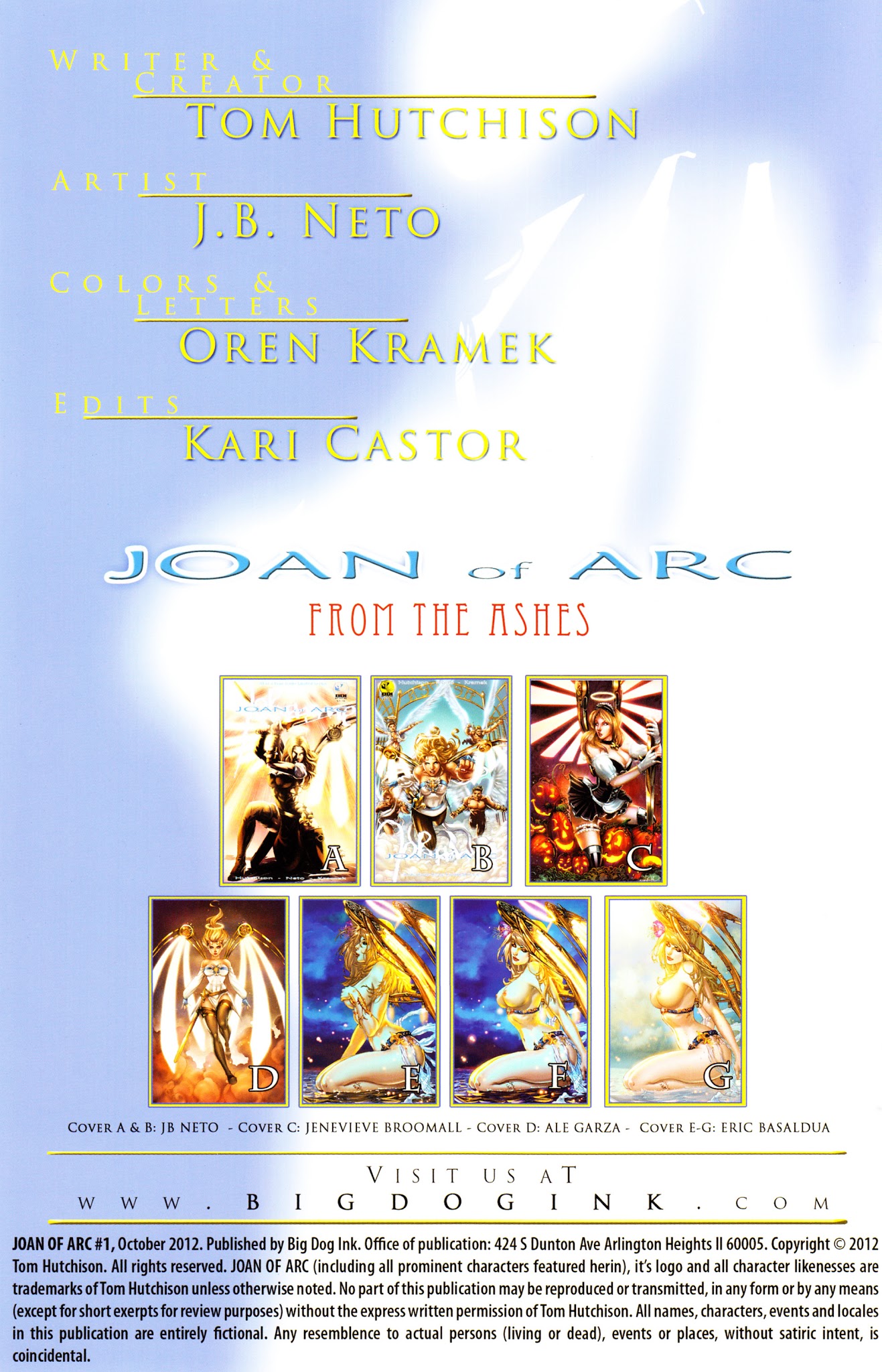 Read online Joan of Arc comic -  Issue #1 - 2