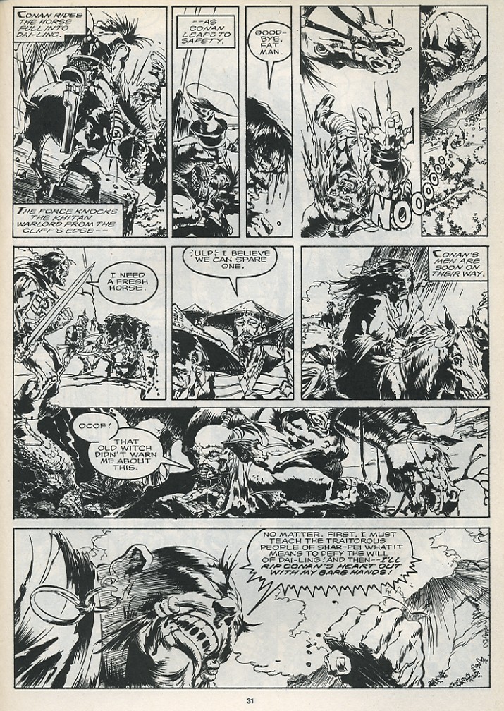 Read online The Savage Sword Of Conan comic -  Issue #175 - 33