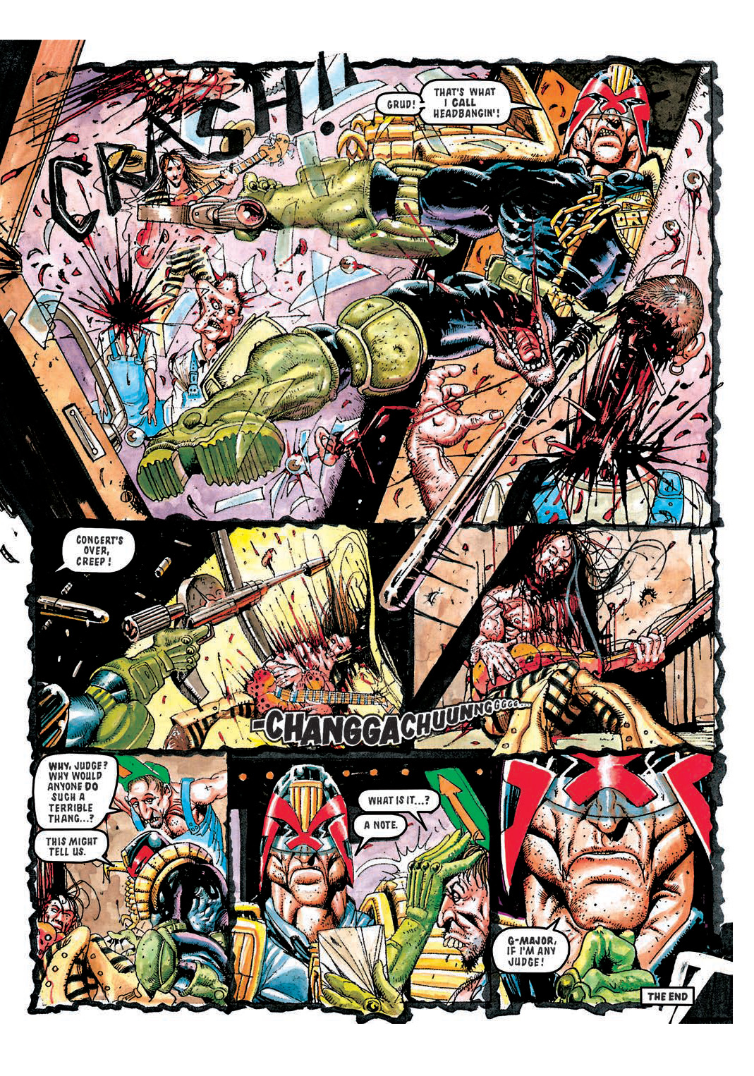 Read online Judge Dredd [Collections - Rebellion] comic -  Issue # TPB Judge Dredd - Heavy Metal Dredd - 60