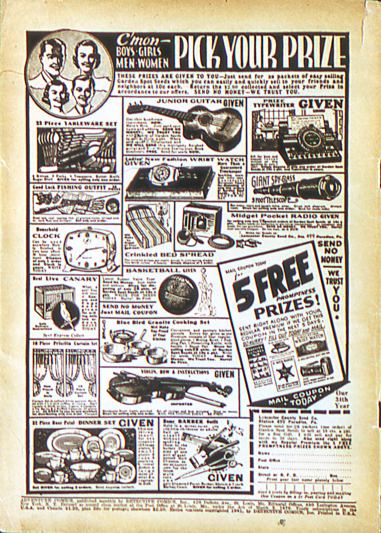 Read online Adventure Comics (1938) comic -  Issue #62 - 3