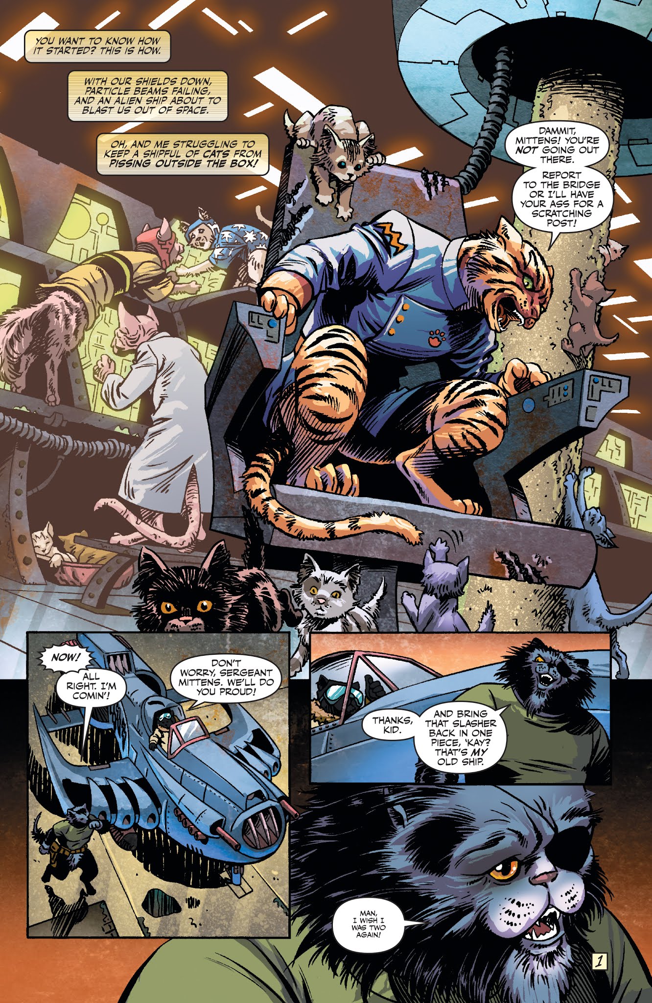 Read online Captain Ginger comic -  Issue #1 - 3