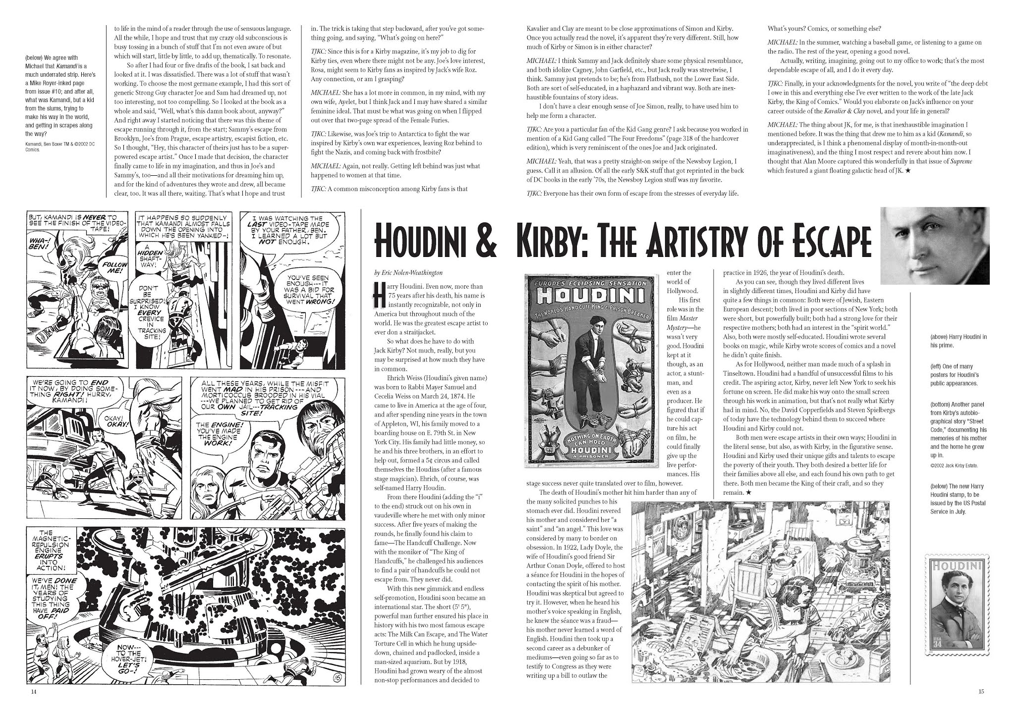 Read online The Jack Kirby Collector comic -  Issue #35 - 14