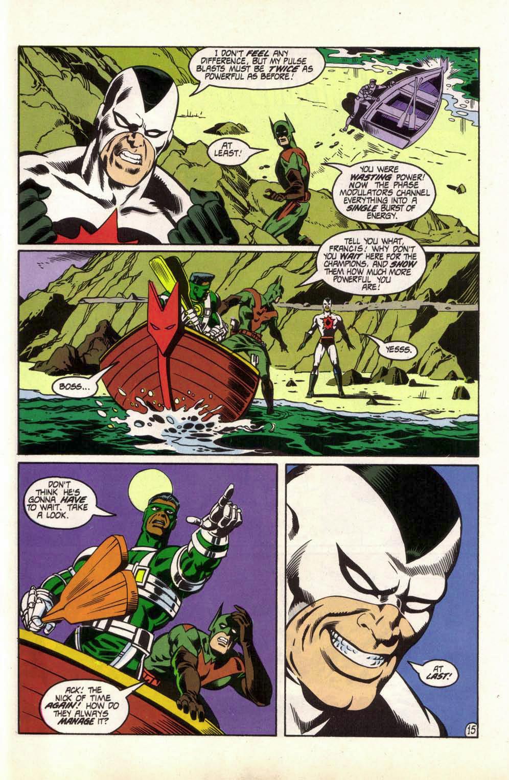 Read online Champions (1987) comic -  Issue #5 - 17