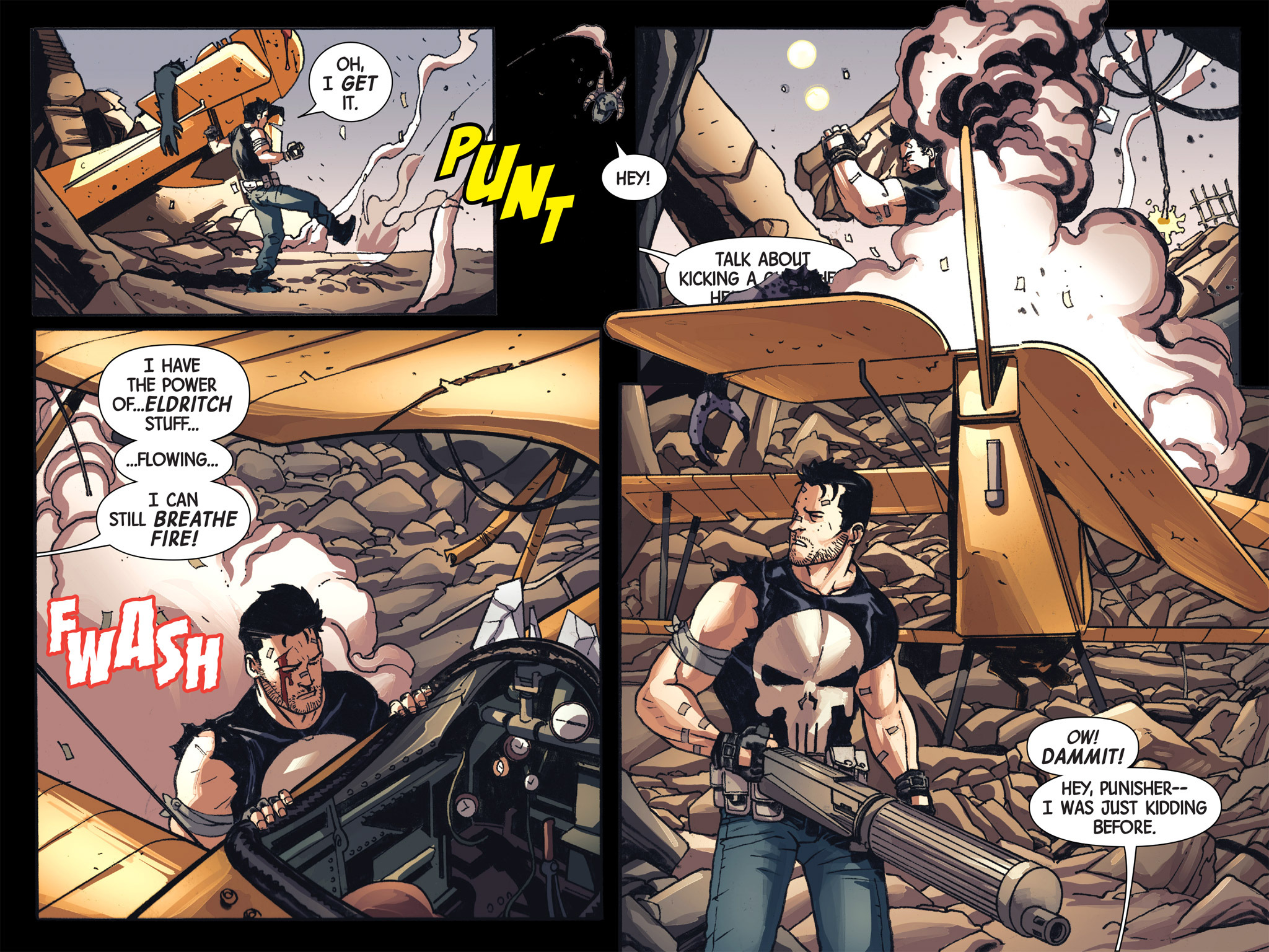 Read online Doctor Strange/Punisher: Magic Bullets Infinite Comic comic -  Issue #7 - 24