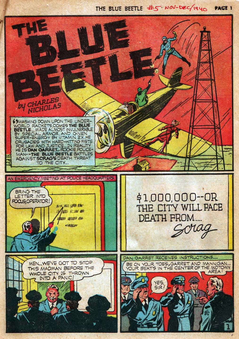 Read online The Blue Beetle comic -  Issue #5 - 2
