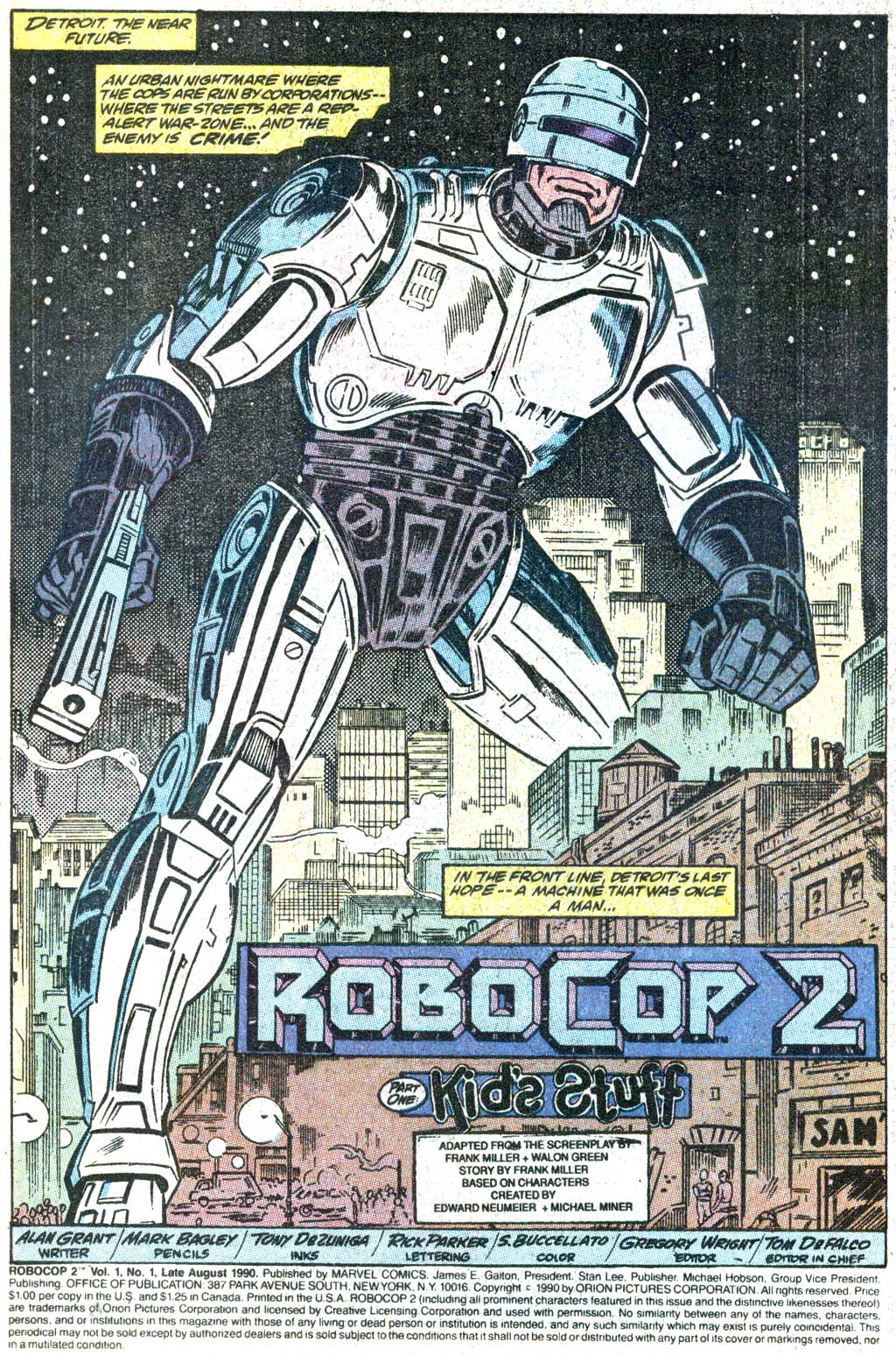 Read online RoboCop 2 comic -  Issue #1 - 2