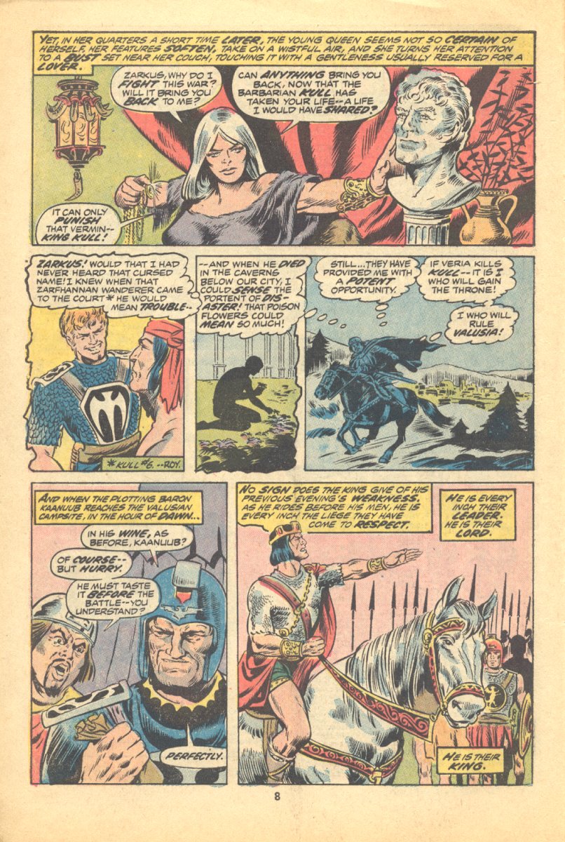 Read online Kull, the Conqueror (1971) comic -  Issue #10 - 7