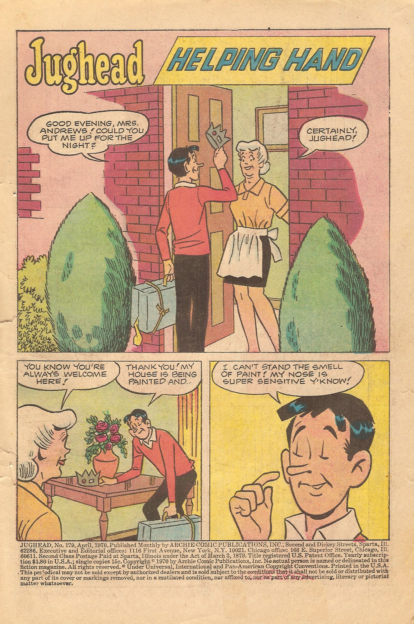 Read online Jughead (1965) comic -  Issue #179 - 3