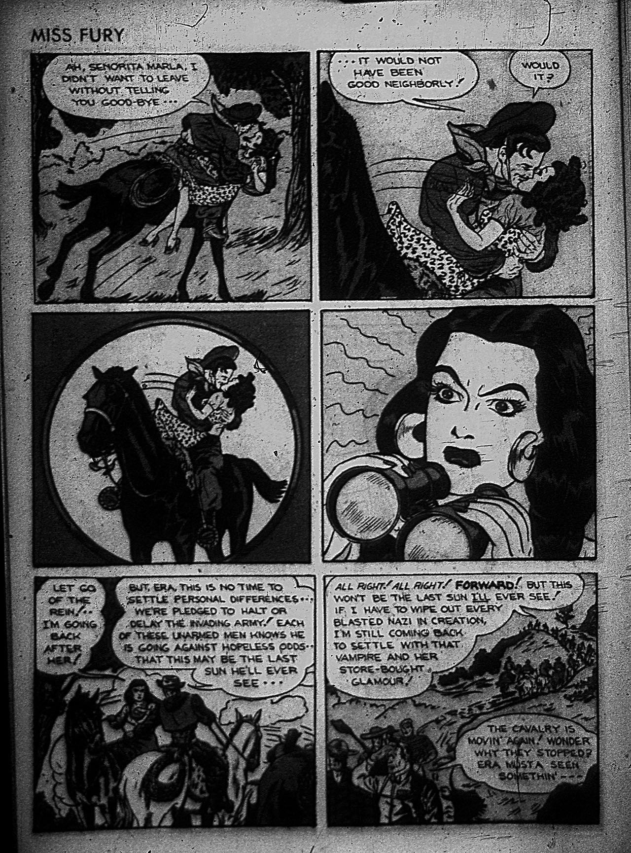 Read online Miss Fury (1942) comic -  Issue #3 - 22