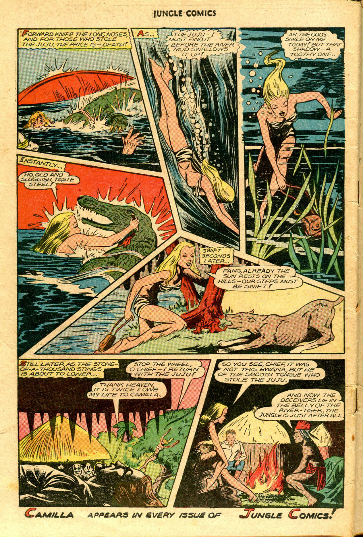 Read online Jungle Comics comic -  Issue #75 - 50