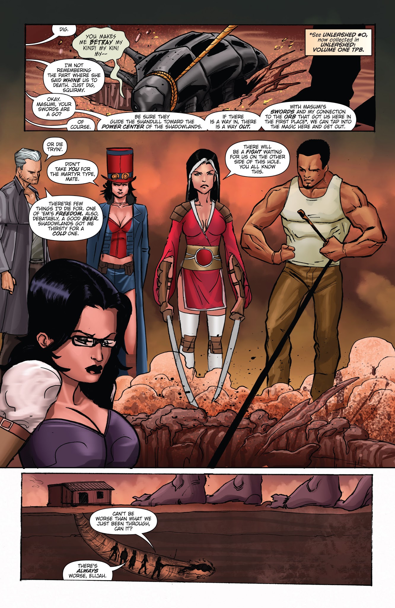 Read online Grimm Fairy Tales presents Hunters: The Shadowlands comic -  Issue # TPB - 96