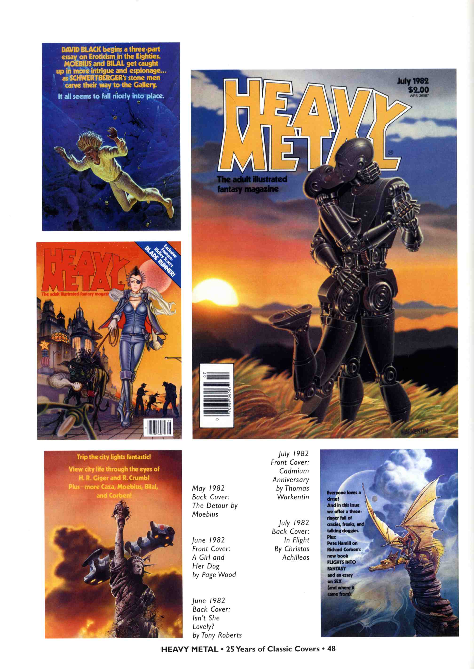 Read online Heavy Metal: 25 Years of Classic Covers comic -  Issue # TPB - 54