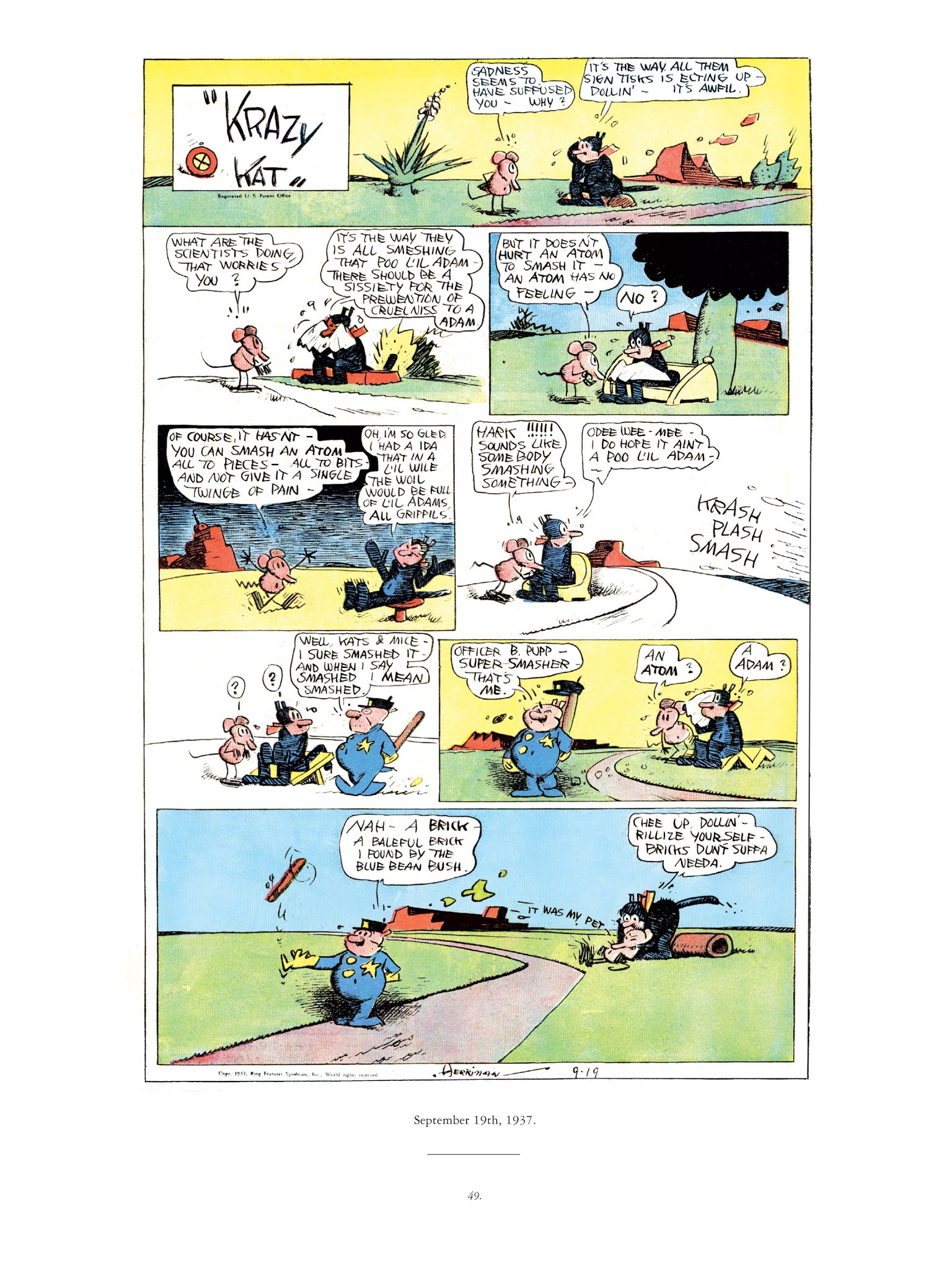 Read online Krazy & Ignatz comic -  Issue # TPB 10 - 47