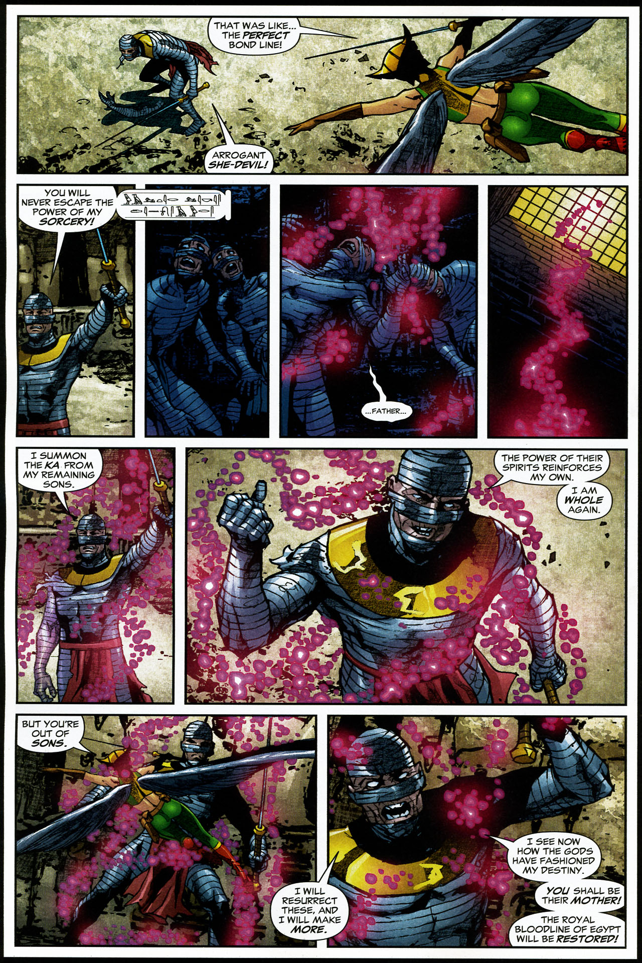 Read online Hawkgirl comic -  Issue #66 - 10