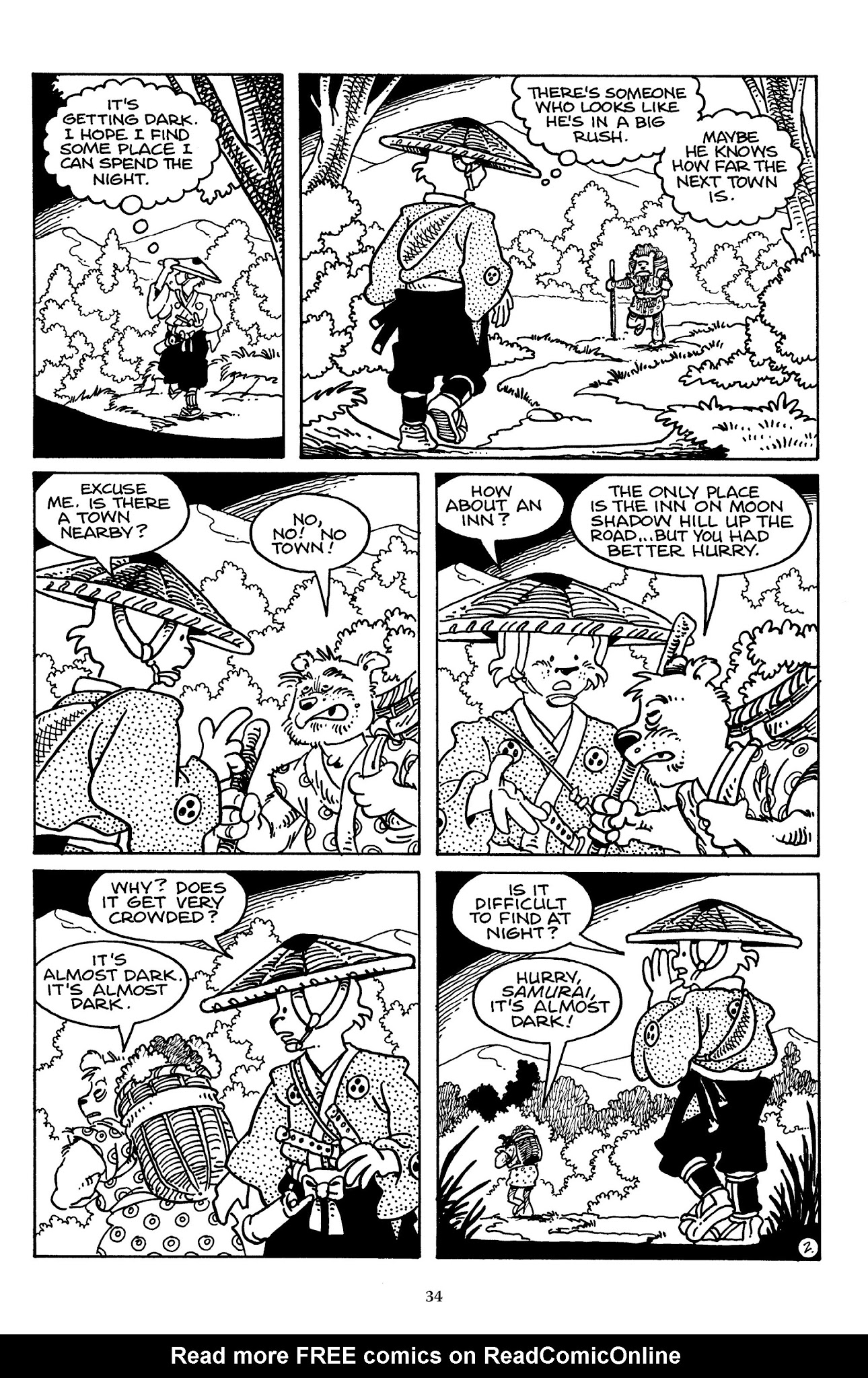 Read online The Usagi Yojimbo Saga comic -  Issue # TPB 3 - 34