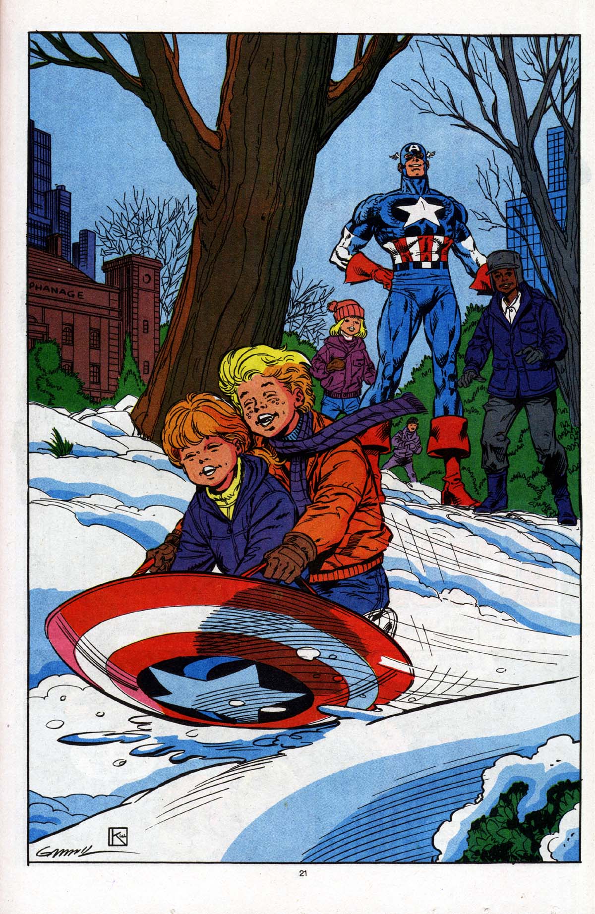 Read online Marvel Holiday Special (1991) comic -  Issue #1992 - 23