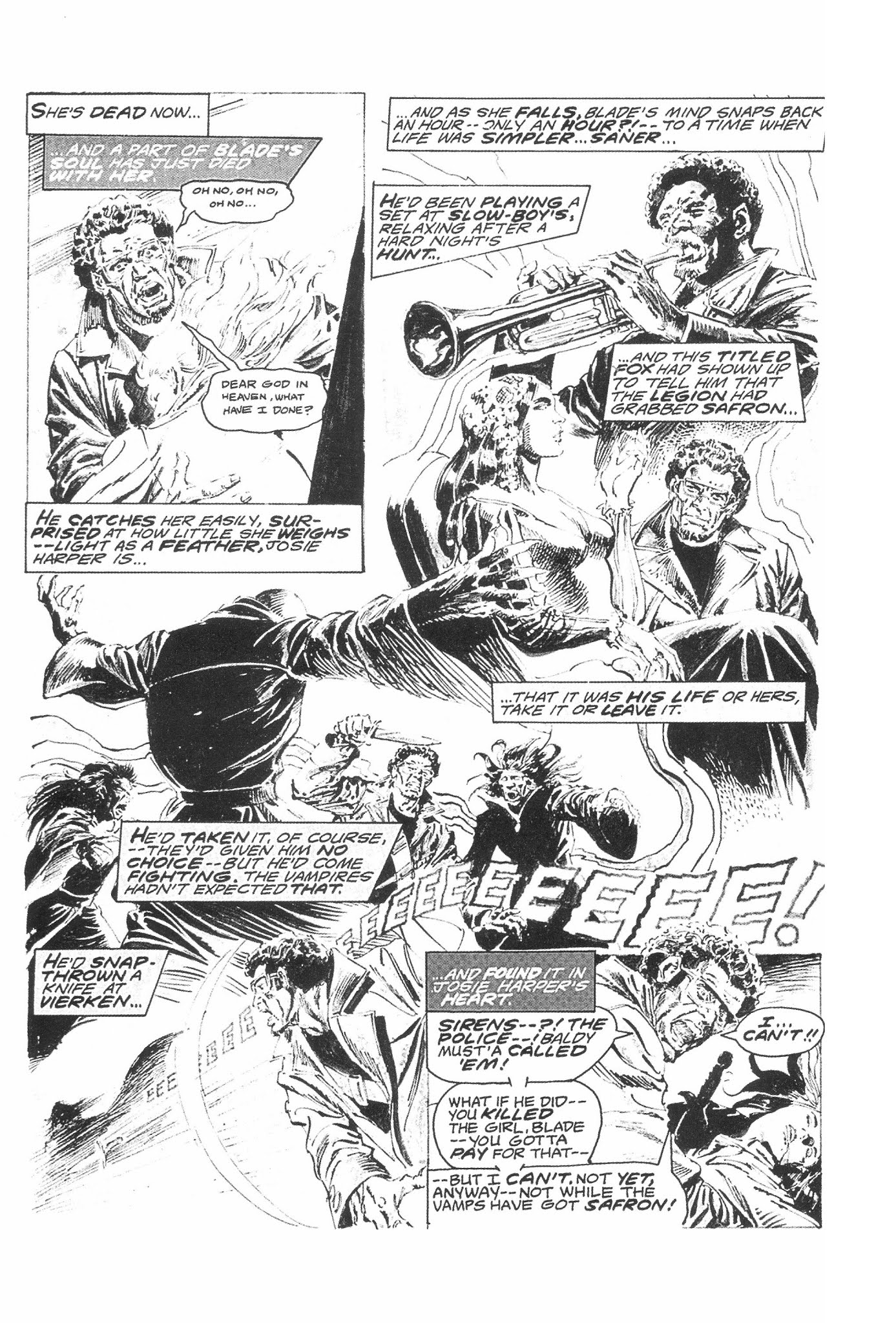 Read online Blade: Black & White comic -  Issue # TPB - 42