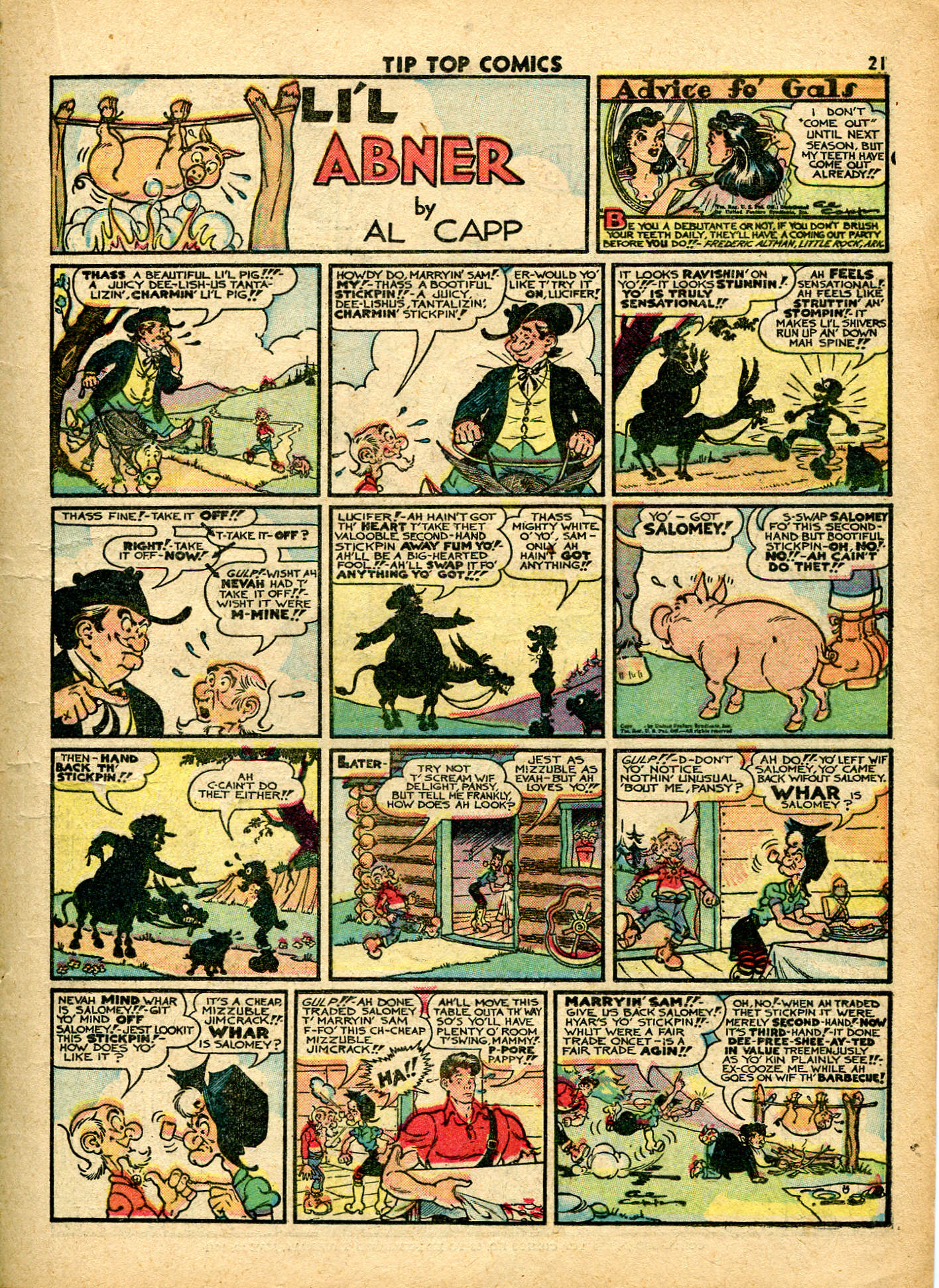 Read online Tip Top Comics comic -  Issue #62 - 23