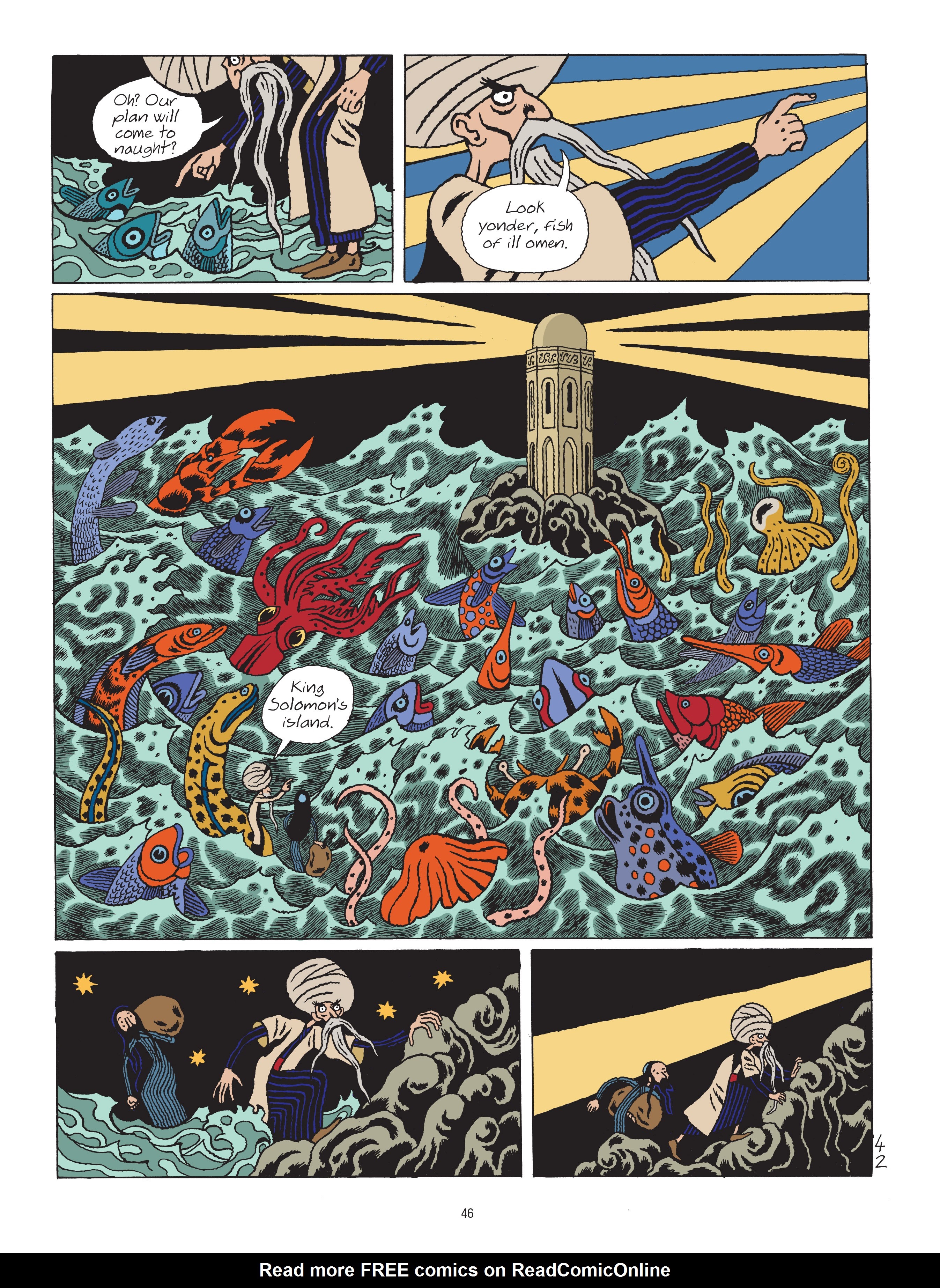 Read online A Tale of a Thousand and One Nights: HASIB & the Queen of Serpents comic -  Issue # TPB - 46