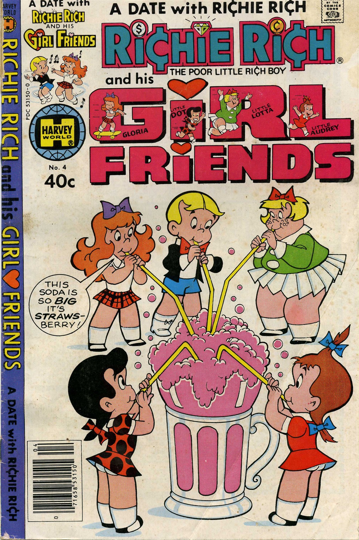 Read online Richie Rich & His Girl Friends comic -  Issue #4 - 1