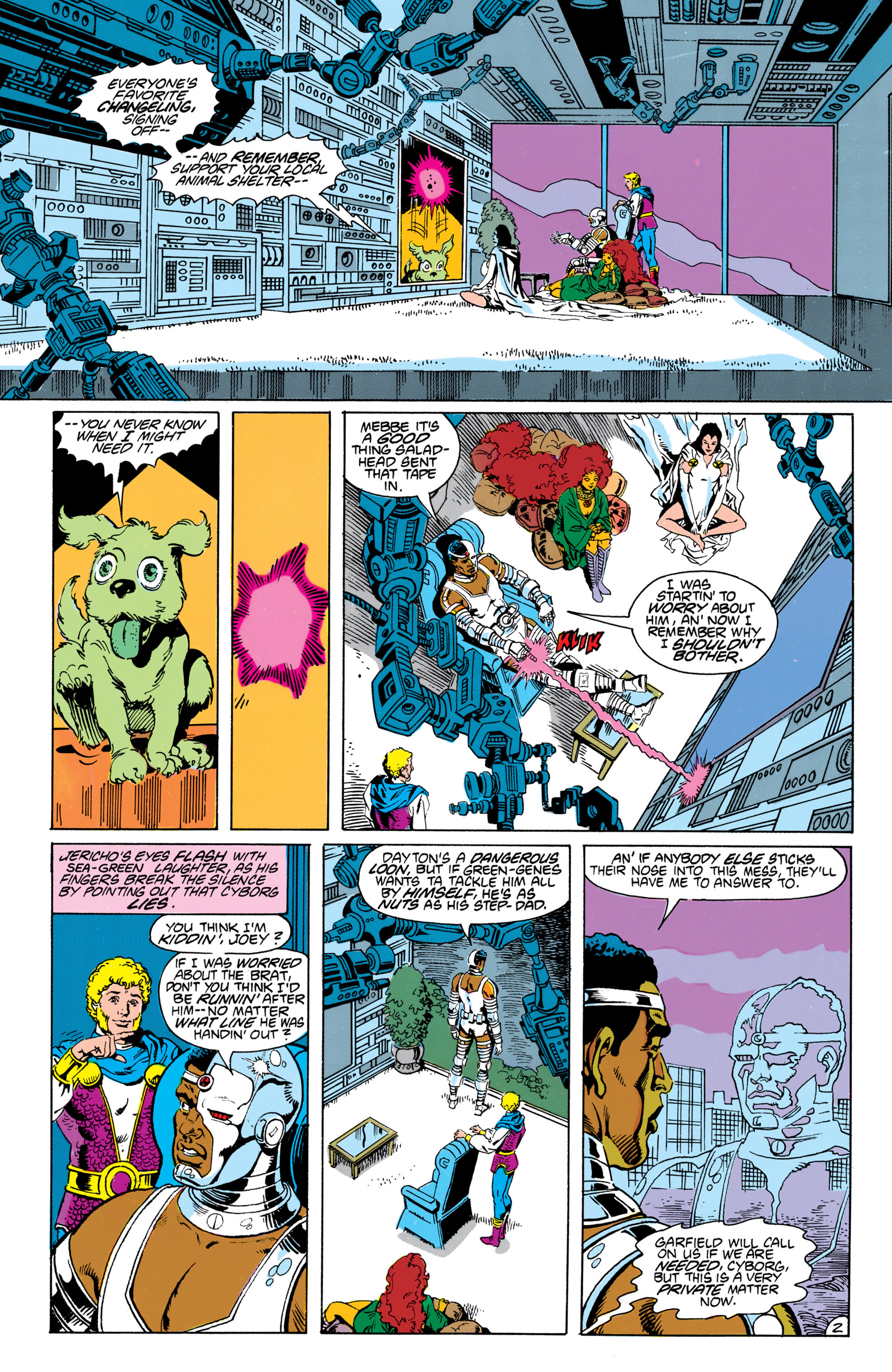 Read online The New Teen Titans (1984) comic -  Issue #33 - 3