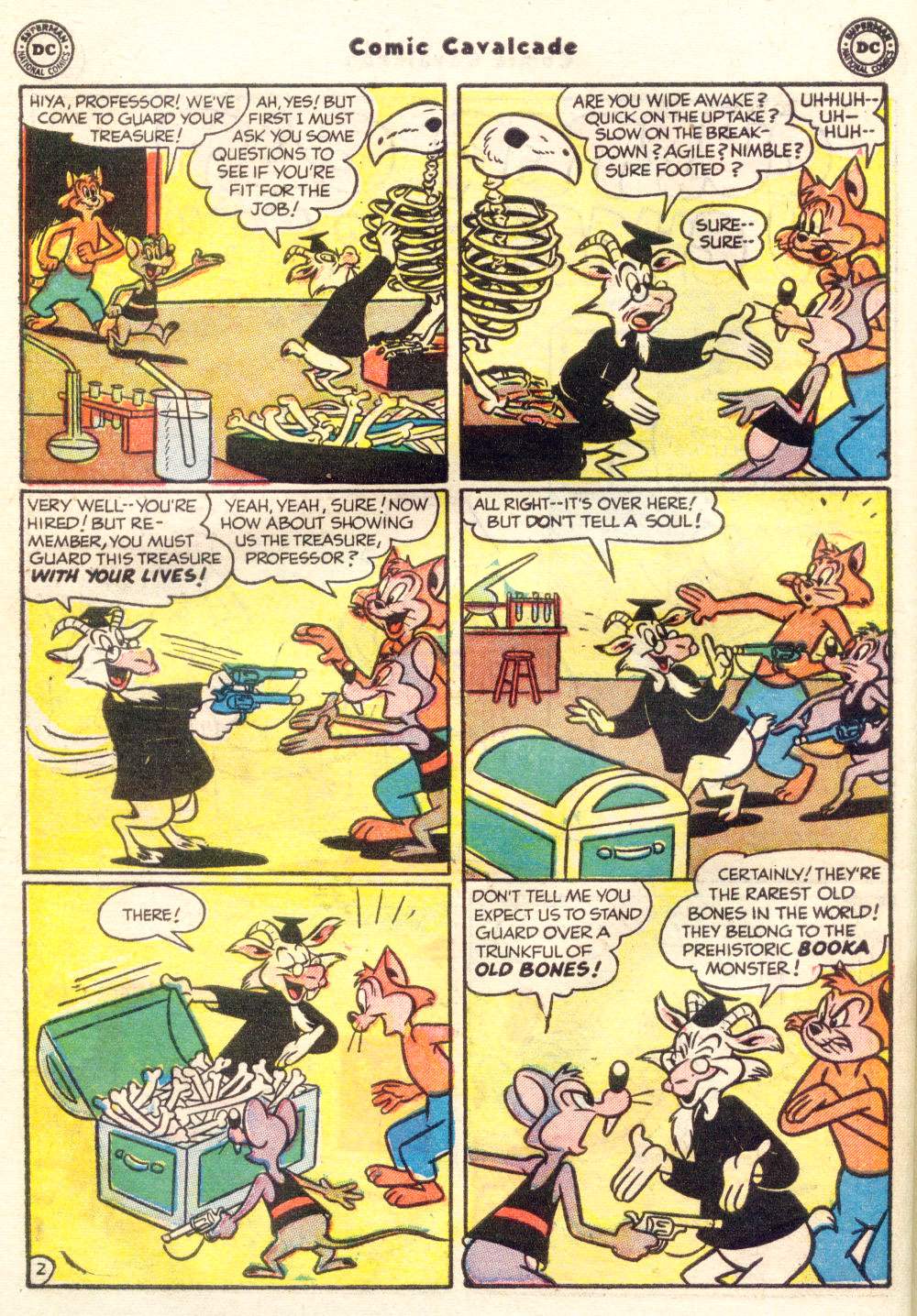 Read online Comic Cavalcade comic -  Issue #45 - 54