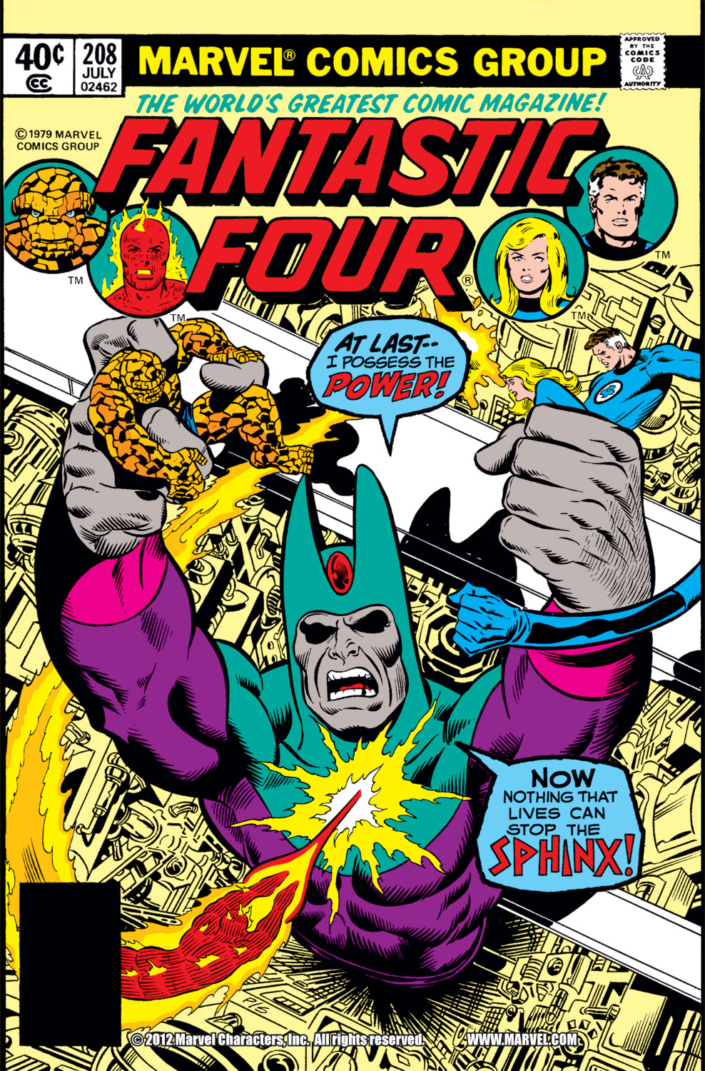 Read online Fantastic Four (1961) comic -  Issue #208 - 1