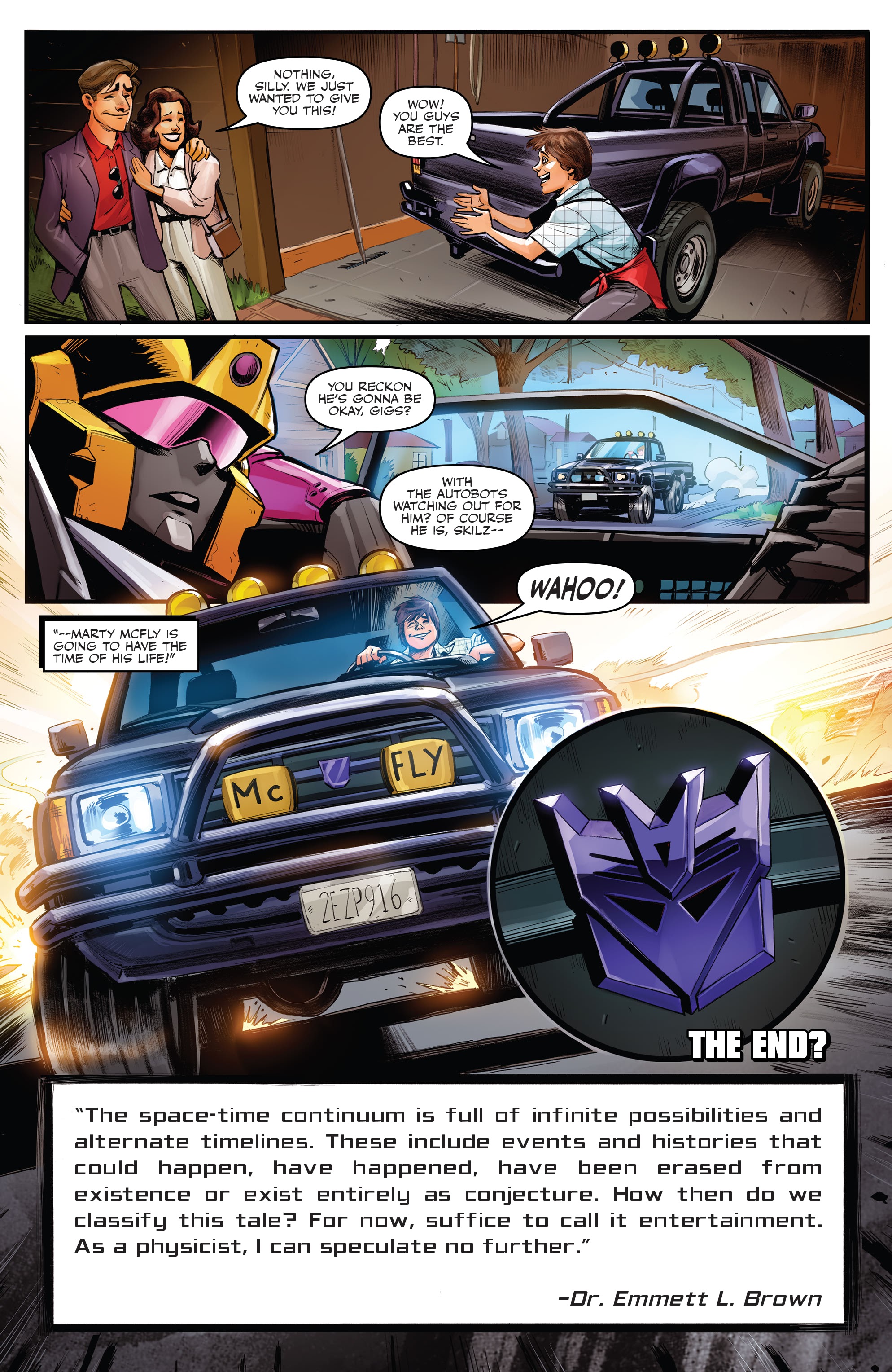Read online Transformers: Back to the Future comic -  Issue #4 - 23