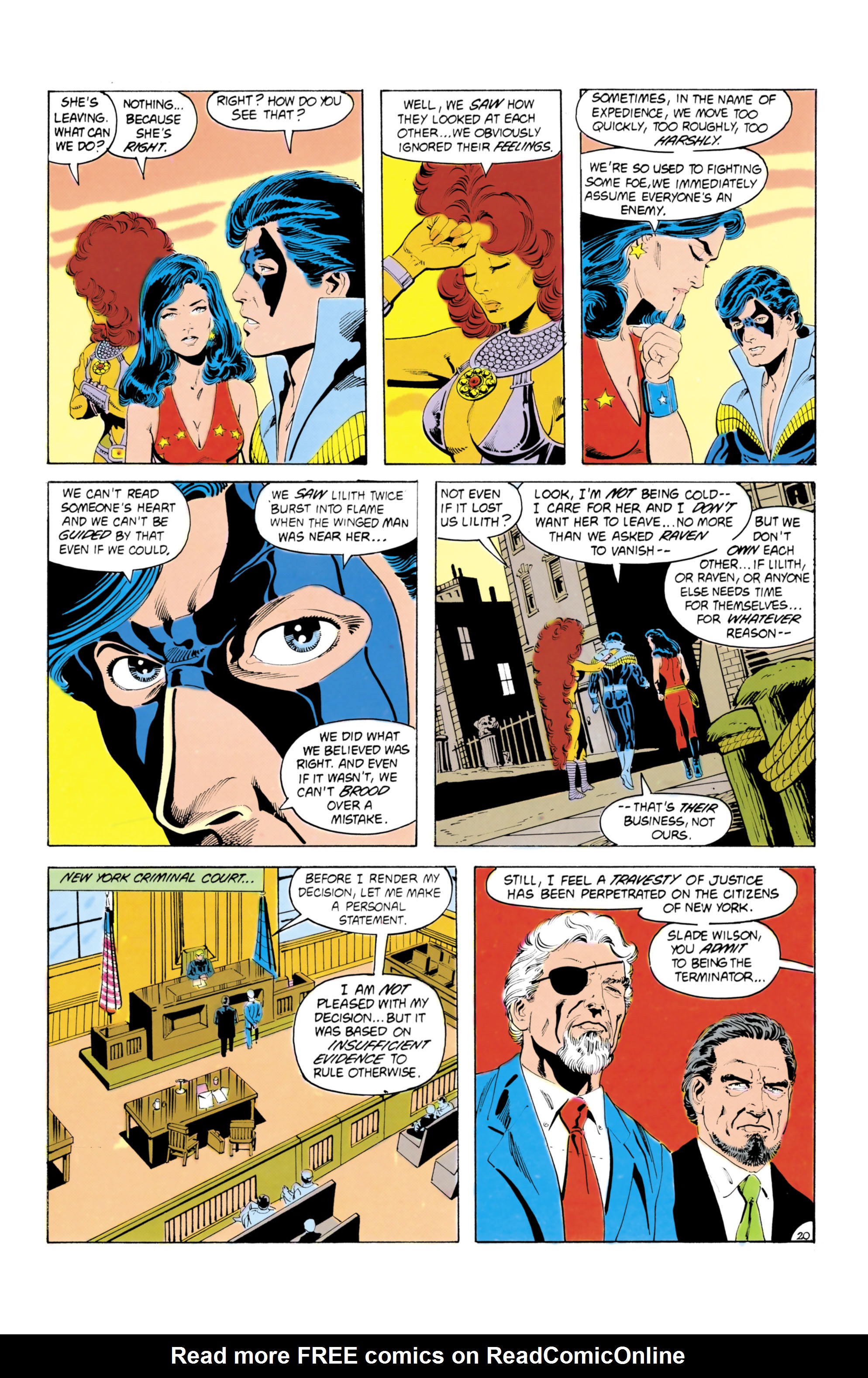 Read online Tales of the Teen Titans comic -  Issue #54 - 21